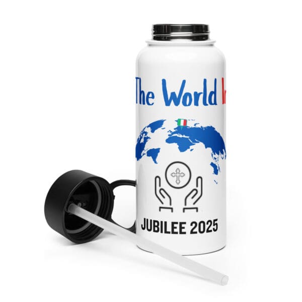 Faith On Fire 32oz Water Bottle - Jubilee 2025 - Image 3