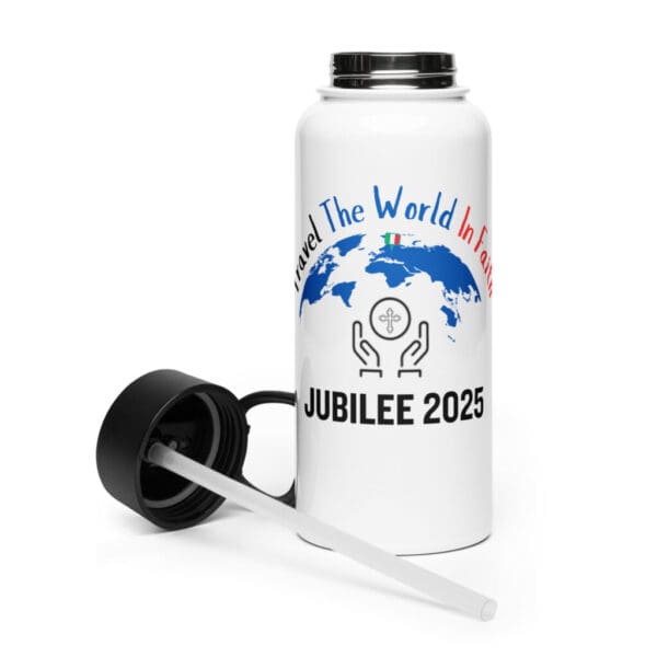 Faith On Fire 32oz Water Bottle - Jubilee 2025